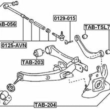 4877021011 - Arm Bushing (for Rear Arm) For Toyota - Febest