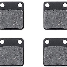 KMG Front Brake Pads for 1999-2002 Kawasaki KVF 300 4X4 Prairie - Non-Metallic Organic NAO Brake Pads Set