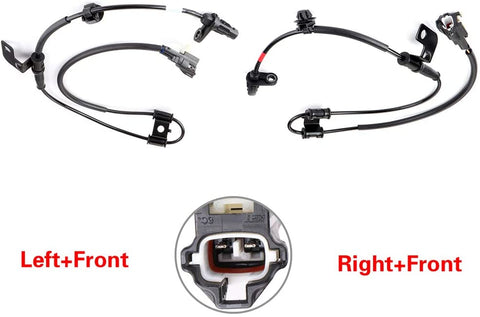 SCITOO 2pcs Front+Left+Right ABS Wheel Speed Sensors 598103S900 598303S900 Fit for 2011 2012 2013 Hyundai Sonata