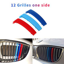 for 1 Serie E81 E82 E87 E88 2004-2011 M Colour Front Grille Grill Cover Insert Trim Clips (12 Grilles Sharp Angle)