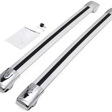 Titopena Roof Rack Cross Bars fit for Toyota Highlander 2014-2019 Side Rails Aluminum Cross Bar Replacement for Rooftop Cargo Carrier Bag Luggage Kayak Canoe Bike Snowboard Skiboard(4PCS)