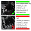 Salusy for 2019 GMC Sierra 1500 Accessories Chevy Silverado 1500 Center Console Organizer Tray-2020 Chevy Silverado/GMC Sierra 1500/2500 HD/3500 HD Armrest Box -Full Console w/Bucket Seats ONLY