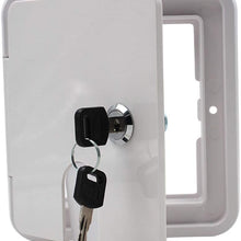 Power Cord Hatch Electrical Access Door for RV Camper Trailer Motorhome Power Protection