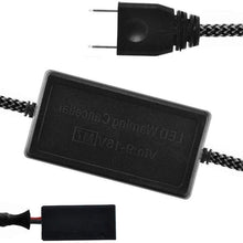 Niome 2Pcs H4 LED Canbus Warning Error Free Decoder Canceller Capacitor Anti Flicker Resistor Harness High Low Beam Headlight Relay Adapter