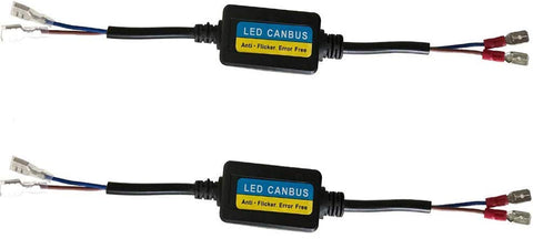 H7/ H3/ H1 Canbus Decoder Upgraded H7 Led Resistor Resistor H7 Anti-Flicker Harness H3 Error Free Computer H1 Warning Canceller LED Headlight Bulb 2 Pack