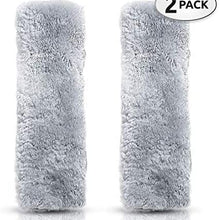 Premium Quality Comfy Faux Sheepskin Car Seat Belt Pads - Plush & Comfortable Fabric - Durable & Adjustable Pads - As Buckle Belt Covers, Shoulder Pads for Camera, Messenger Bag, Guitar & More