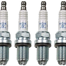 NGK # 6418 Iridium Spark Plugs BKR6EIX - 4 PCS NEW