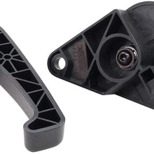 NewYall Hood Release Pull Handle Lever and Mounting Bracket Assembly