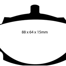 EBC Brakes DP2107 Greenstuff 2000 Series Sport Brake Pad