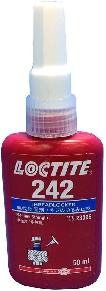 Loctite 242 Threadlocker - Blue Liquid 1.69oz Bottle