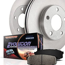 Power Stop KOE6172 Rear Brake Kit- Stock Replacement Brake Rotors and Ceramic Brake Pads