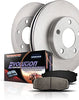 Power Stop KOE6172 Rear Brake Kit- Stock Replacement Brake Rotors and Ceramic Brake Pads