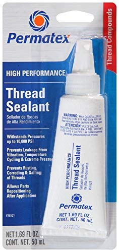 Permatex 56521-6PK High Performance Thread Sealant, 50 ml (Pack of 6)