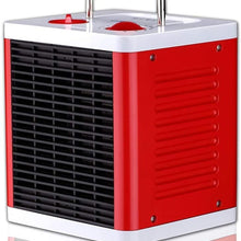 Zyyqt Fan Heaters Ceramic， Fan Heater 750W-1500W – PTC Heat Temperature Adjustment Ideal for Small Rooms, Caravans and Garages, Wide Handle