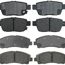 Prime Choice Auto Parts PCD1102-1103 Front and Rear Set of Performance Ceramic Disc Brake Pads