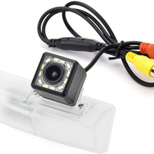 aSATAH 8 LED Adjustable Angle Car Rear View Camera for Lexus CT 200h / HS 250h/Toyota Matrix/Toyota Venza/Prius/RAV4 & HD CCD Waterproof Reversing Backup Camera (8 LED Adjustable Angle)