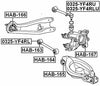 52210Stxa01 - Arm Bushing (for Rear Assembly) For Honda - Febest