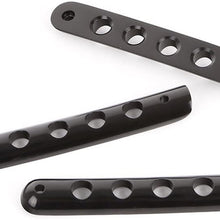 3pcs/Set Aluminum Side Door Grab Handle Knobs Cover Trim for Jeep Wrangler JK & Unlimited 2 Door 2007-2017 Handle Pull (black)