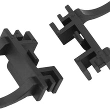 Qiilu 1 Pair Headlight Bulbs Adapter Retainer Holder for Land Rover Discovery Fiat MK3 MK5 New Focus