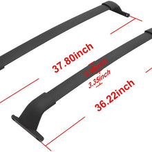 SnailAuto Black Roof Rack Crossbars Fit for Nissan Kicks 2017 2018 2019 2020 2021 Luggage Rack Cross Bars