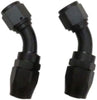 2pcs 10AN Swivel Oil/Air/Fuel/Gas Line Hose End Fitting Elbow 45 Degree