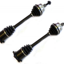 DTA VW71797178A front Left Right Pair - 2 New Premium CV Axles Compatible with 2002-2008 A4 2.0L or 1.8L Manual Transmission Only