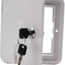 Power Cord Hatch Electrical Access Door for RV Camper Trailer Motorhome Power Protection