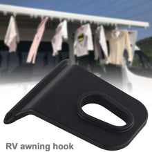 5 Pcs RV Awning Hooks Clothes Hanger Replacement, Awning Accessory Hanger, Easily Slides Into Awning Roller Bar Channel, Easy to Install