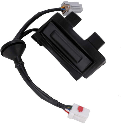 81260-2V010 Outside HDL Lock Assembly-T Lid with Camera For Hyundai Veloster 1.6L V4 Engine Years 2012 2013 2014 2015 2016 2017 - Replaces 812602V010 - Tailgate Rear Hatch Handle Release Sensor Button