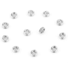 Stainless Steel Wire Screw Sleeve, 100pcs Stainless Steel Coiled Wire Helical Screw Thread Inserts M3 x 0.5 x 1D Length Wear-Resistance