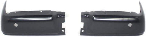 Step Bumper Compatible with 2009-2014 Ford F150 Powdercoated Black with Rear Object Sensors Hole Styleside