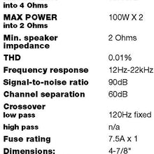 Sound Storm Laboratories EV2.200 Evolution 200 Watt, 2 Channel, 2 to 8 Ohm Stable Class A/B, Full Range Car Amplifier, Gun Metal Grey