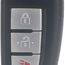 OCPTY 1X Uncut Keyless Entry Remote Control Key Fob Transmitter Replacement fit for 14-18  Nissan Rogue ADP12548301S