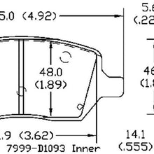 V-Trust Top Quality Ceramic Brake Pads-VTCRD1093-[REAR Wheel]