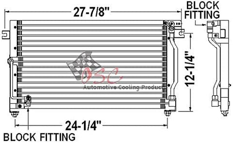 OSC Cooling Products 4838 New Condenser