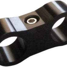 Braided 3/8 Fuel Line 6AN Oil/Gas/Fuel Hose End Fitting Hose Separator Clamp Kit for Oil Fuel Line Repair Projects