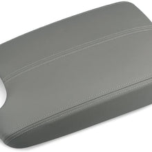 VANJING Center Console Lid Armrest Replacement Cover Compatible for 2008 2009 2010 2011 2012 Honda Accord Center Console Cover (Gray)