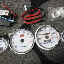 94 95 96 97 98 99 00 01 Acura Integra RS LS GS Manual Transmission 7 Color White Face Glow Gauges Dash Light Kit -8K RPM