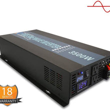 WZRELB 3500W 12V 120V Pure Sine Wave Solar Power Inverter With Remote Control Switch