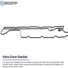 ECCPP Engine Valve Cover Gasket 30731234 for 2007-2015 for Volvo XC60 XC70 XC90 S80 V70 Volvo fit for 31319642, 30788481 Valve Cover Gasket Kit