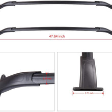 TUPARTS Roof Racks Aluminum Luggage Carrier Racks Cross Bars Fit for 2015 2016 2017 2018 2019 2020 C-adillac Escalade ESV,2015-2020 for C-hevrolet Tahoe