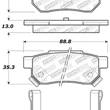 StopTech 309.03740 Sport Brake Pads with Shims and Hardware