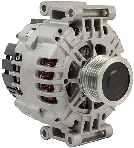 New Alternator Compatible with/Replacement for 2.0L A3 09 10 11 12 13 14 2009 2010 2011 2012 2013 2014 12Clock 140Amp Internal Fan Type Clutch Pulley Type Internal CW Rotation 12V
