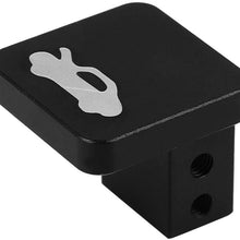 X AUTOHAUX Aluminum Alloy Hood Latch Release Cable Repair Kit Handle Black for Honda Civic 96-2005 CRV 97-2006 Element 03-2011