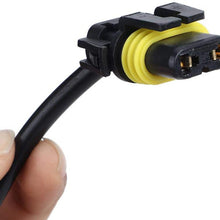 Acouto 2PCS LED Headlight Decoder, 9005/9006 Car LED Headlight Decoder Anti-Flicker Flash Error Canceler Resistor Decoder DC 12V-14V