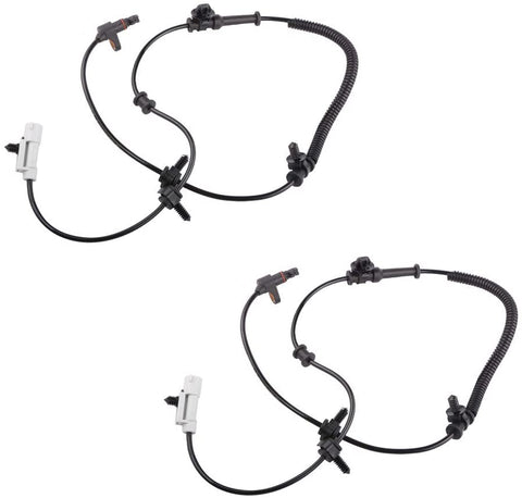 MOSTPLUS 2pcs ABS Wheel Speed Sensor Front Side Compatible for 2005-2010 Jeep Grand Cherokee 56044144AA 56044144AB 56044144AC 56044144AD
