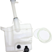 Windshield Washer Tank Assembly Compatible with Toyota Corolla 14-17 W/Pump Inlet Cap and Sensor