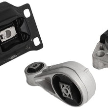Motor Mount Set of 3PCS Engine Motor & Trans Mount Fit For 2005 2006 2007 Ford Focus 2.0L Kit A5312 A2939 A2986