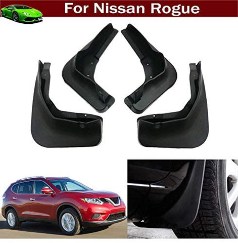 Tiantian New 4pcs Car Mud Flap Splash Guard Fender Mudguard Mudflap for Nissan Rogue 2014 2015 2016 2017 2018 2019 2020