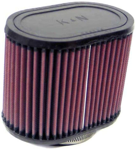 K&N Universal Clamp-On Filter: High Performance, Premium, Washable, Replacement Engine Filter: Flange Diameter: 2.75 In, Filter Height: 5 In, Flange Length: 1 In, Shape: Oval, RU-1530